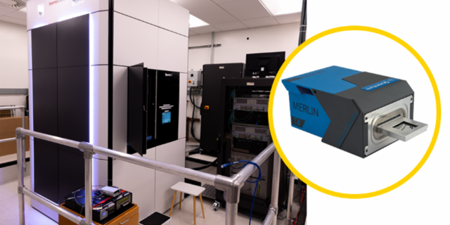 CNSI has added a state-of-the-art Quantum Detectors Merlin T4 camera to its Spectra 300C transmission electron microscope, enabling faster, more sensitive nanoscale imaging and analysis of materials and biological samples. (Image courtesy: Quantum Detectors)