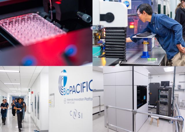 State-of-the-art research facilities at UC Santa Barbara and UCLA support impactful discoveries in materials science through the BioPACIFIC MIP.