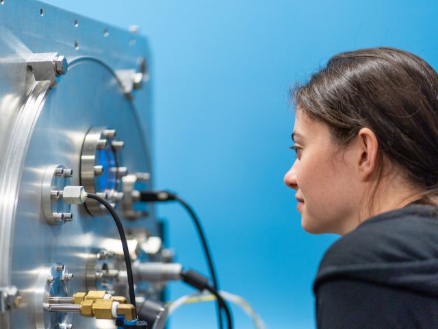 Attendee exploring SAXS